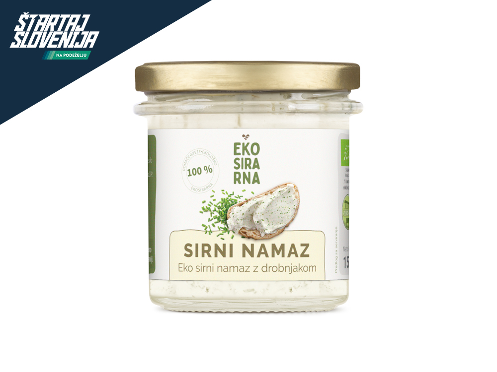 Eko sirni namaz z drobnjakom