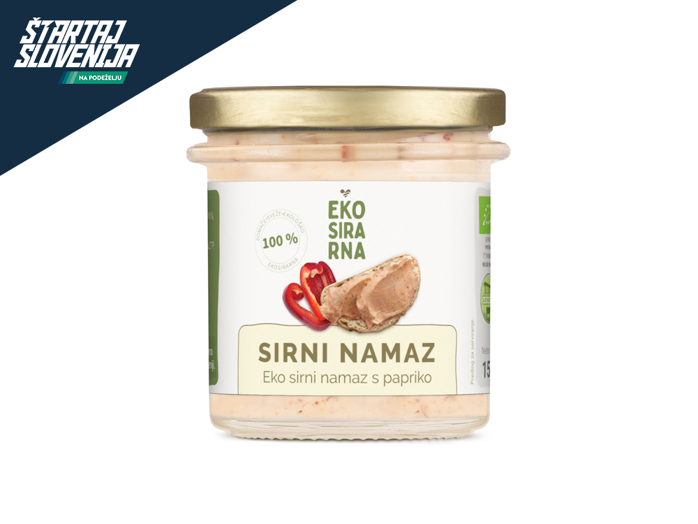 Eko sirni namaz s papriko